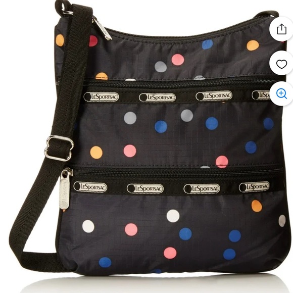 LeSportsac Multicolor Polka Dot Crossbody Bag - Picture 1 of 7